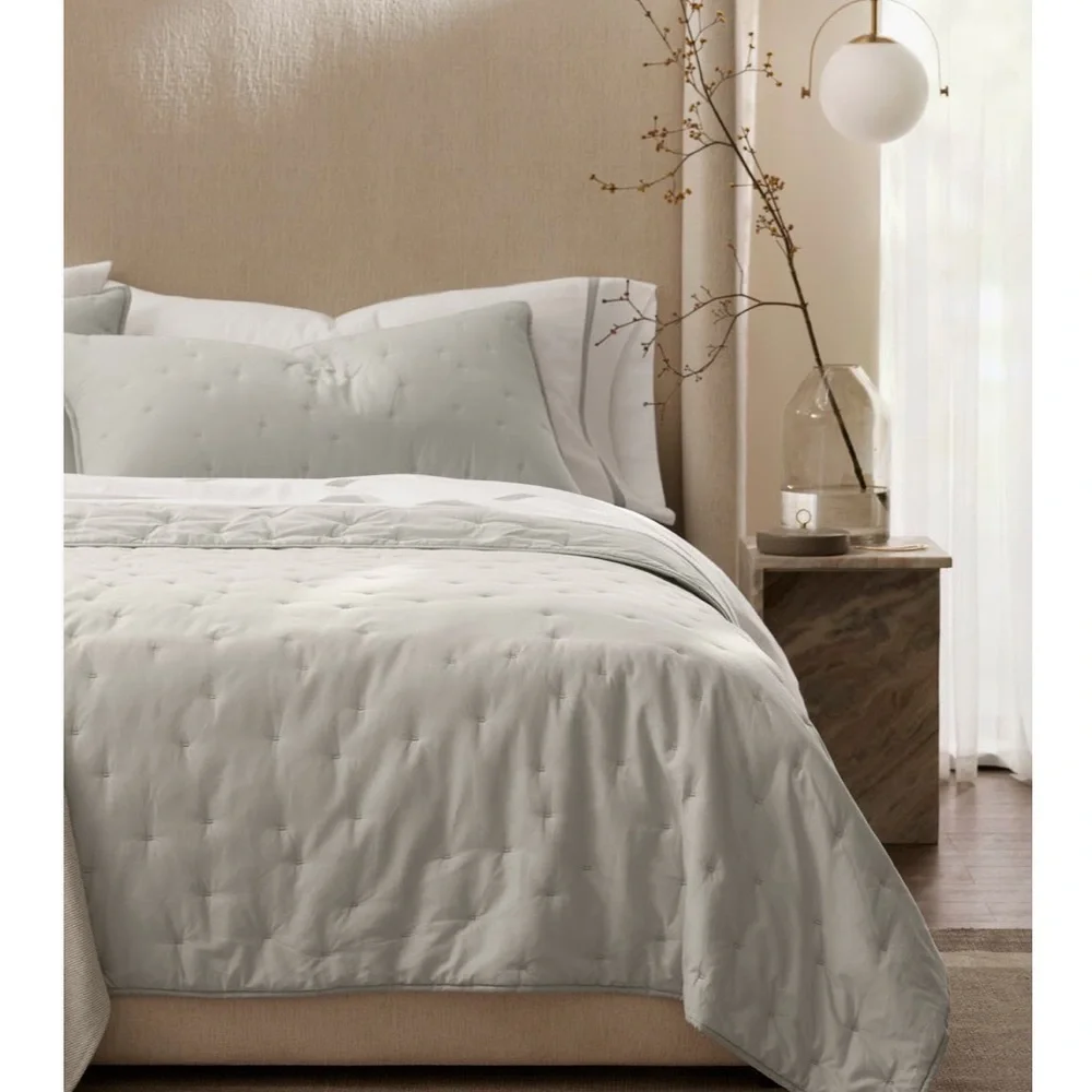 Boll & Branch NWT Full/Queen Airy Voile quilt & sham set🔥No offer item🔥🔥🔥🔥